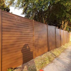 ALUMINUM PRIVACY LOUVER FENCE